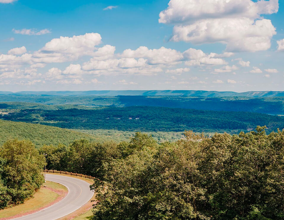 Outside view at Penn's Peak