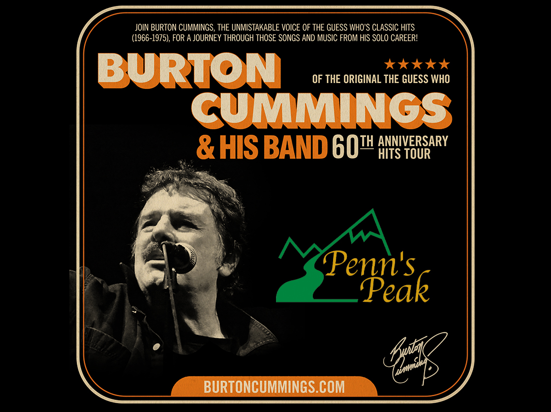 Burton Cummings of the Original “The Guess Who” 60th Anniversary Hits Tour