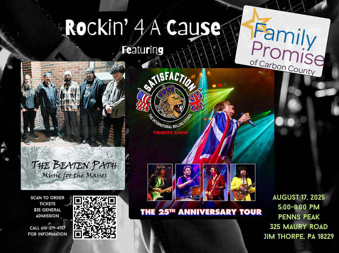 Family Promise Presents: Rockin' 4 A Cause Featuring Satisfaction with The Beaten Path